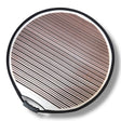Anson PDR reflector screen with black and white stripes, foldable design with handle. Ideal for professionals. Slightly defective with color bleed