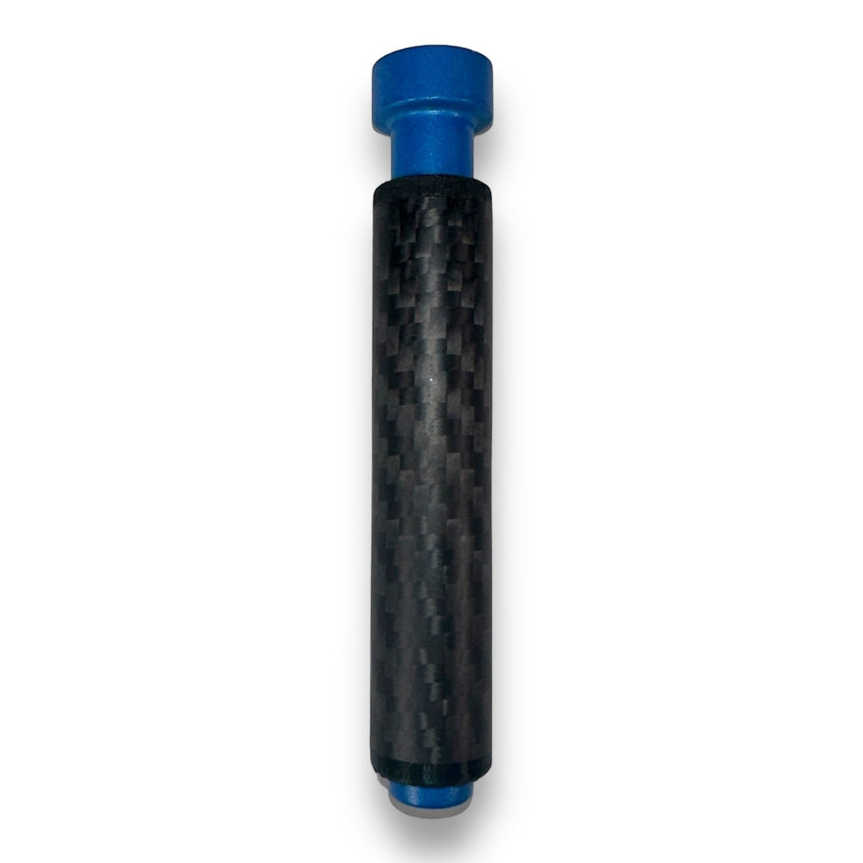 Anson PDR Dent Vision ShockBlocker knockdown tool featuring a carbon fiber sleeve and blue aluminum shaft.