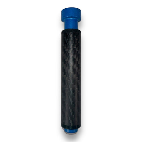 Anson PDR Dent Vision ShockBlocker knockdown tool featuring a carbon fiber sleeve and blue aluminum shaft.