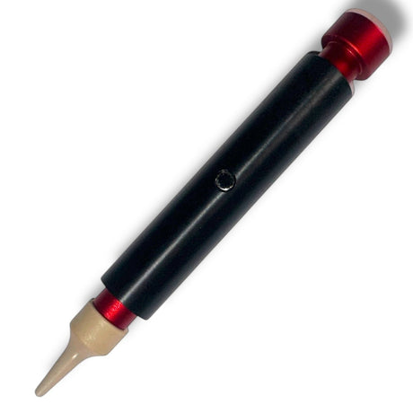 Anson PDR Dent Vision ShockBlocker X4 knockdown tool with a black shaft, red accents, and a beige Pee Wee peek tip.