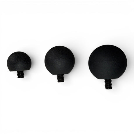 Anson PDR Tactical Ball set in three sizes with soft outer shells and 5/16-18 threaded tips for dent repair tools.