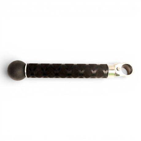 Anson PDR Tactical Grip 3 Handle Set with black X-FLOCK rubber grip and stainless steel end.