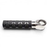 Anson PDR Tactical Guerrilla Grip handle with stainless steel end and textured black grip.