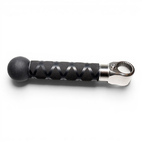Anson PDR Tactical Guerrilla Grip handle with black textured grip and stainless steel end.