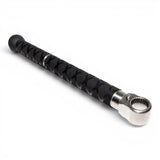 Anson PDR Tactical Guerrilla Grip handle with stainless steel ratcheting head and black textured grip.