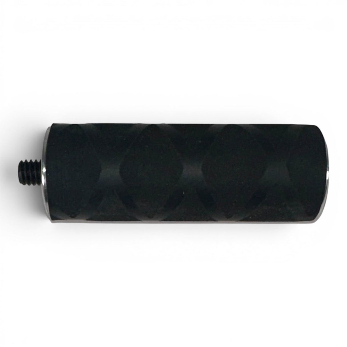 Anson PDR black tactical knurled handle extension with 5/16-18 thread and X-grip installed.