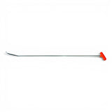 Anson PDR Tequila double bend stainless steel PDR rod with interchangeable tip and orange T-handle.