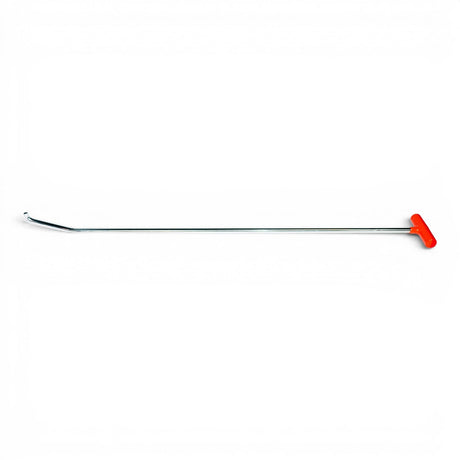Anson PDR Tequila double bend stainless steel PDR rod with interchangeable tip and orange T-handle.