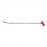 Anson PDR Tequila double bend stainless steel PDR rod with interchangeable tip and orange T-handle. 18"-48" lengths.