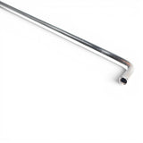 Anson PDR stainless steel Tequila double bend rod with fixed handle and interchangeable tip. 18" to 48" lengths.