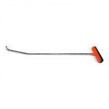 Anson PDR Tequila double bend stainless steel PDR rod with orange fixed handle and interchangeable tip.