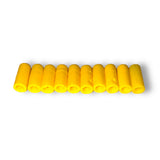 Anson PDR Tequila Guardian Yellow soft tips, 10 yellow foam caps for PDR knockdown tools, 90 durometer hardness