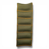 Anson PDR Tequila Leverage Pillow, a green webbing tool with orange stitching, used for dent removal and panel adjustment.