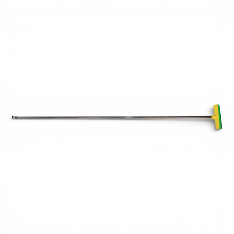 Anson PDR Tequila Single Bend fixed handle rod with interchangeable tip, stainless steel, yellow and green handle.