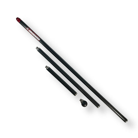Anson PDR The Wood Breakdown Hail Rod, a 3-piece carbon fiber PDR rod with a weighted ball.