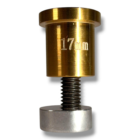 PDR Outlet 17mm gold stainless steel cold glue tab with M6 screw for dent repair