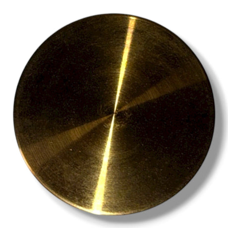 PDR Outlet black and gold stainless steel cold glue tab for dent repair, features a brushed metal finish.