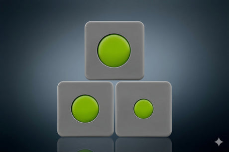 Anson PDR Glexo Diablo Cold Glue set of 3, pre-formed in grey silicone trays with green glue inserts.